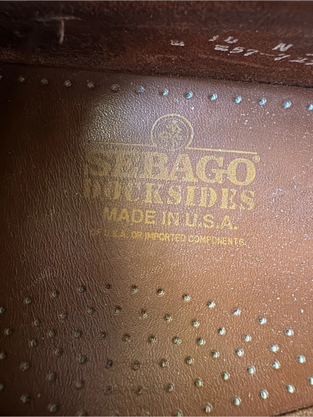 Sebago Docksides Brown Leather Boat Shoes - 14